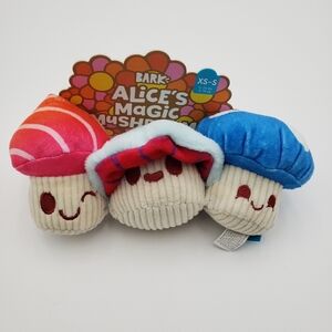 Alice's Magic Mushrooms Bark Box Dog Toy NWT